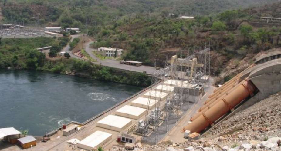 Water level in Akosombo Dam